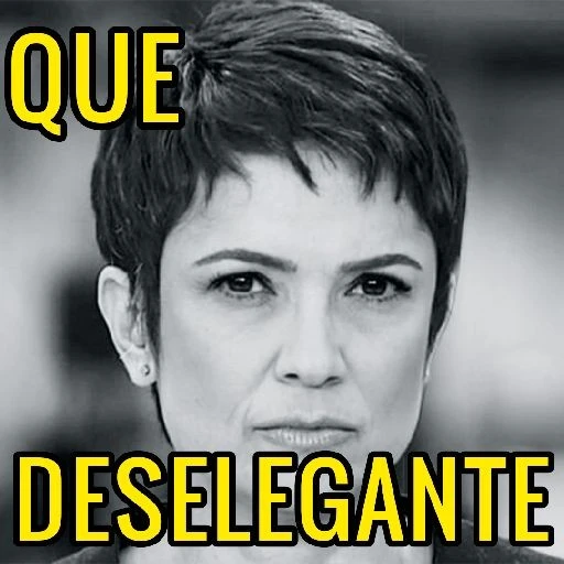 Figurinha: Que deselegante