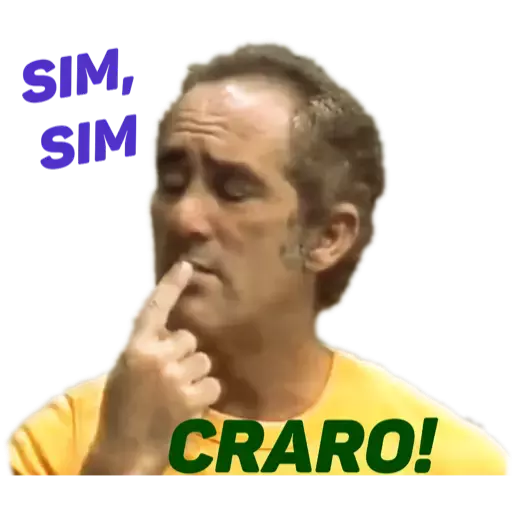 Figurinha: Sim, Claro!