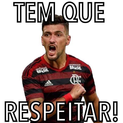 Figurinha: Tem que respeitar