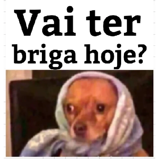 Figurinha: Vai ter briga hoje?