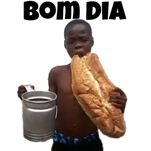 Figurinha: Bom Dia Com Pão