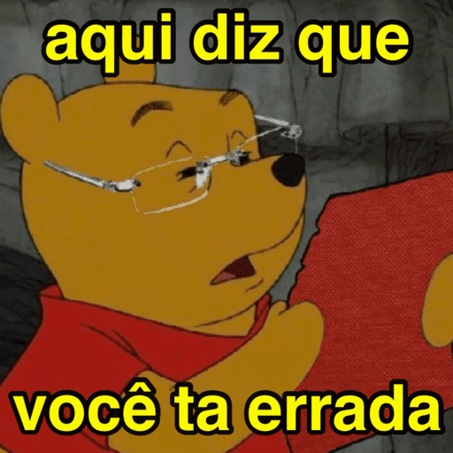 Sticker: Winnie the Pooh: Says here you're wro