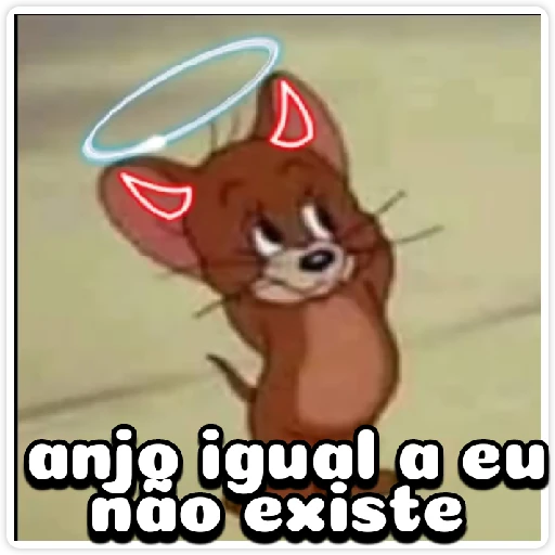 Figurinha: Jerry anjo/demônio