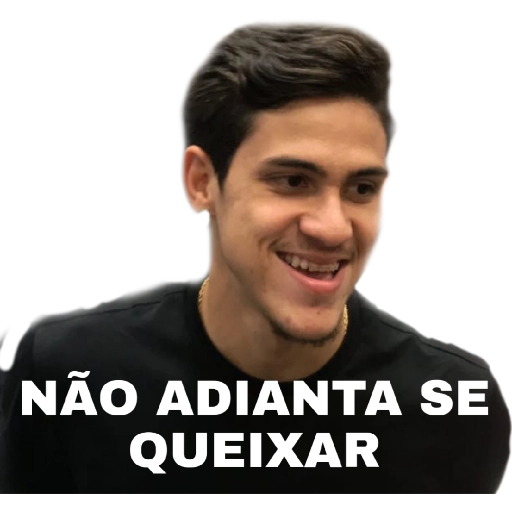 Figurinha: Não adianta se queixar