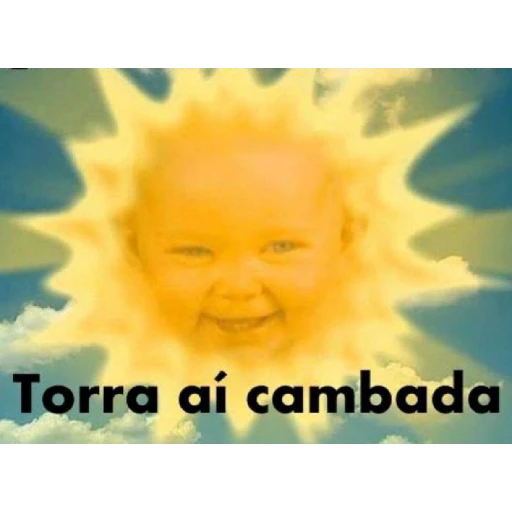 Figurinha: Sol bebê Teletubbies