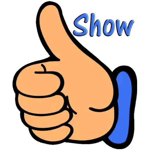 Figurinha: Adesivo Show