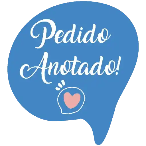 Figurinha: Pedido Anotado!
