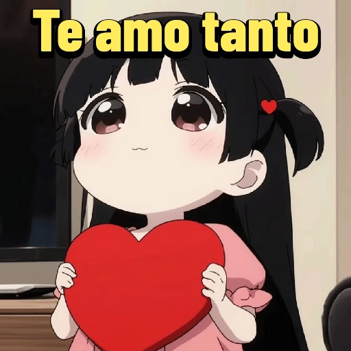 Figurinha: Te amo tanto