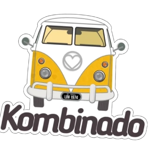 Figurinha: Kombinado Kombi Amarela