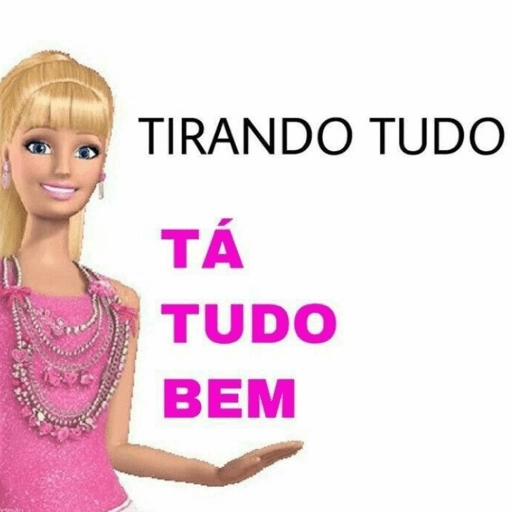 Figurinha: Barbie: Tá tudo bem
