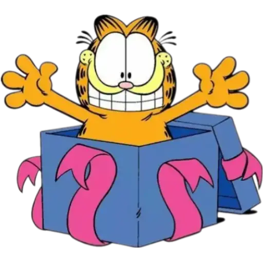 Figurinha: Garfield surprise em caixa