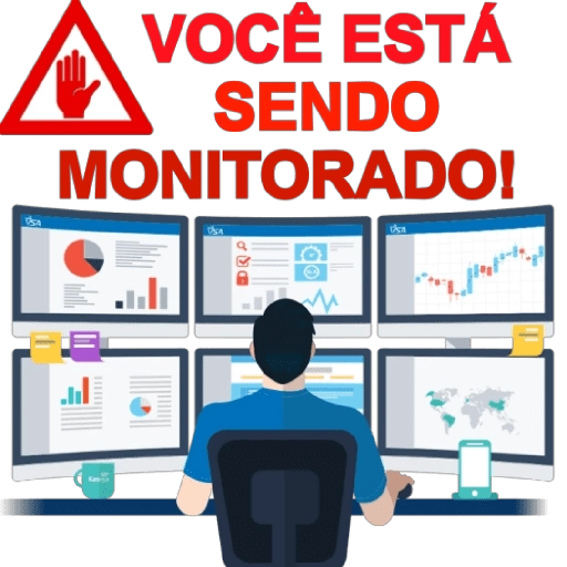 Figurinha: Você está sendo monitorado