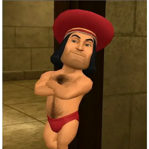 Figurinha: Lord Farquaad sensual