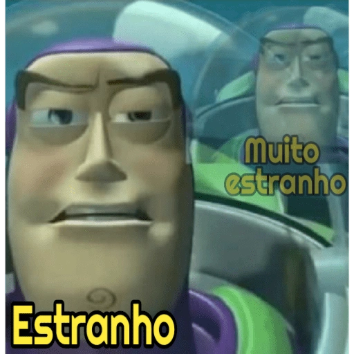 Figurinha: Buzz Lightyear estranho
