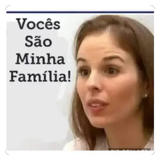 Figurinha: Voces Sao Minha Familia