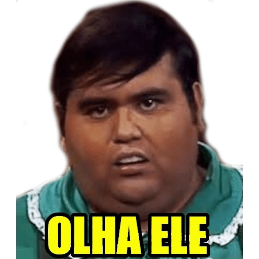 Figurinha: Olha ele