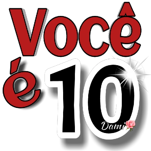 Figurinha: Você é 10