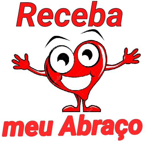 Figurinha: Receba meu Abraço Coração