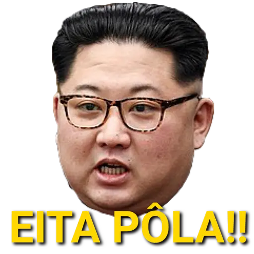 Figurinha: Eita Pôla Kim Jong Un