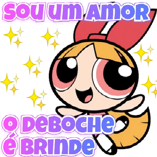 Figurinha: Florzinha é amor e deboche