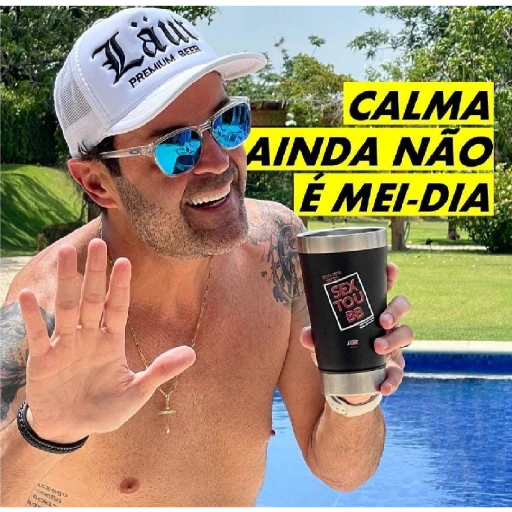 Figurinha: Calma, ainda não é meio dia