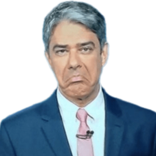 Figurinha: Bonner triste