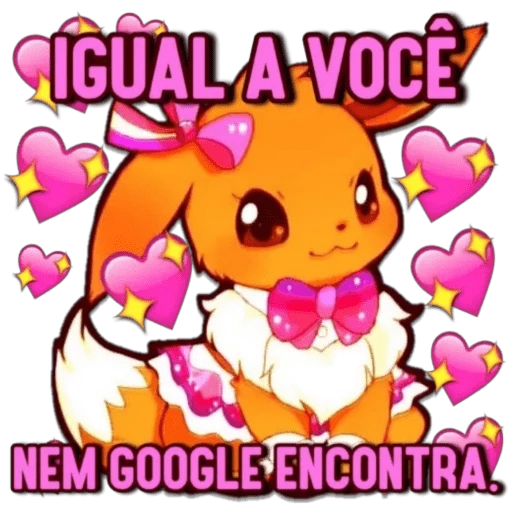 Figurinha: Eevee Igual a Você