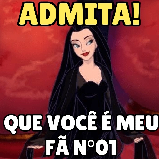 Figurinha: Admita! Que você é meu fã nº01