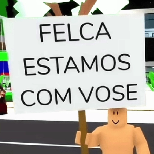 Figurinha: Felca estamos com você