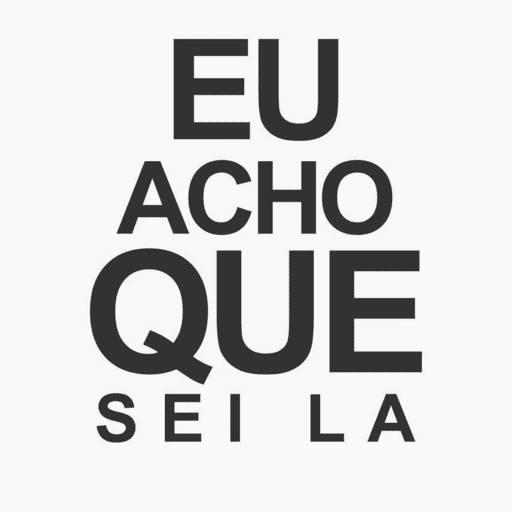 Figurinha: Eu acho que sei lá