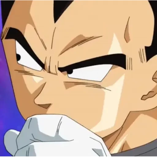 Figurinha: Vegeta Pensativo