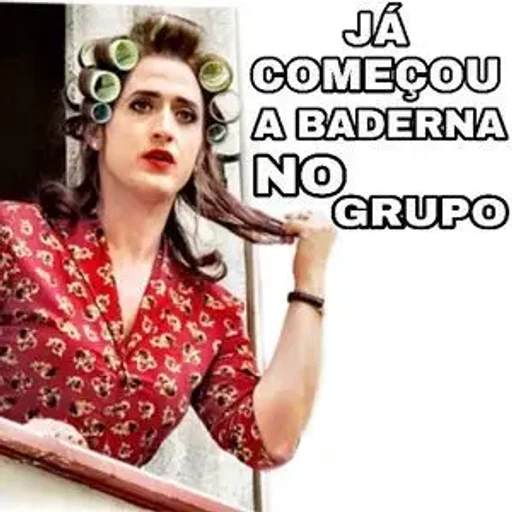 Figurinha: Já começou a baderna no grupo