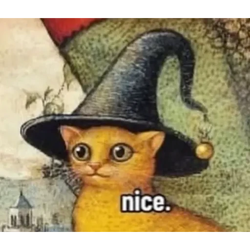 Figurinha: Gato de Botas nice.