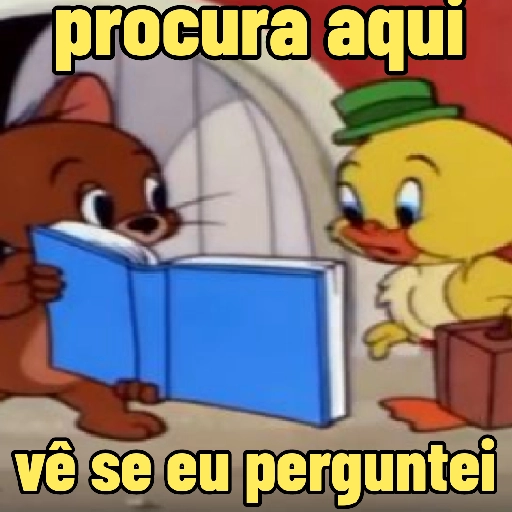 Figurinha: Procura aqui