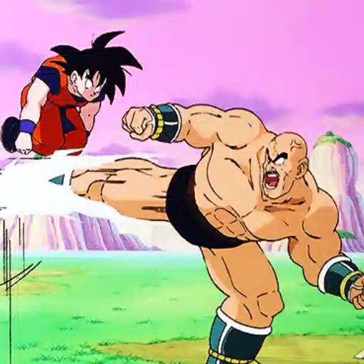 Figurinha: Goku vs Nappa