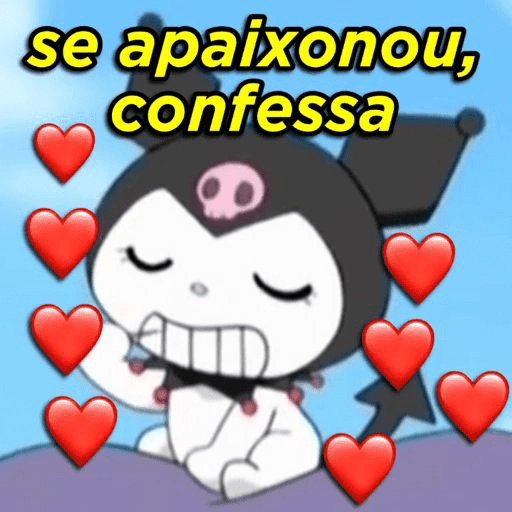 Figurinha: Kuromi apaixonou, confessa