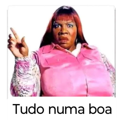 Figurinha: Tudo numa boa