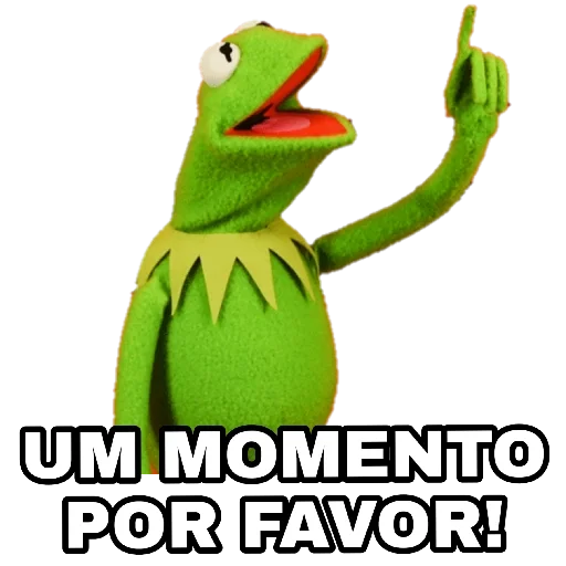 Figurinha: Kermit: Um Momento Por Favor