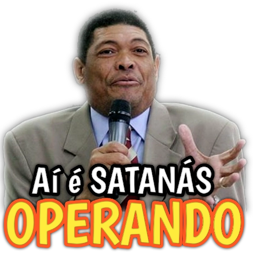 Figurinha: Aí é Satanás Operando