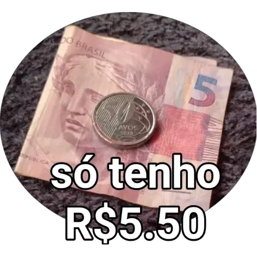 Figurinha: Só tenho R$5.50