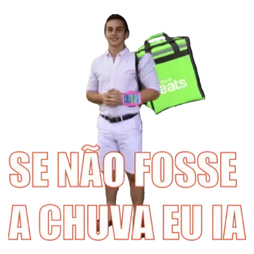 Figurinha: Se não fosse a chuva eu ia