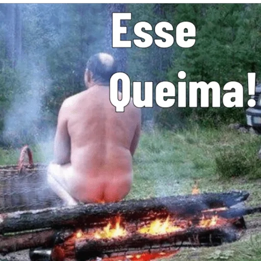 Figurinha: Esse queima!