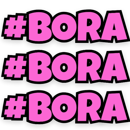 Figurinha: Bora Bora Sticker