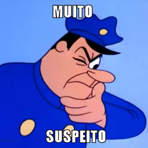 Figurinha: Policial Muito Suspeito