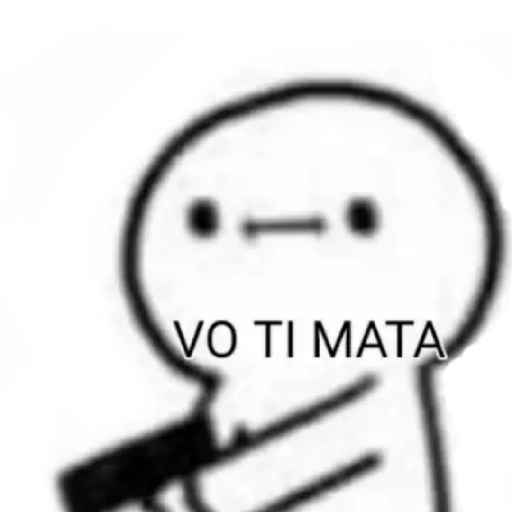 Figurinha: VO TI MATA