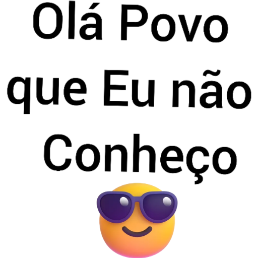 Figurinha: Emoji de Óculos de Sol