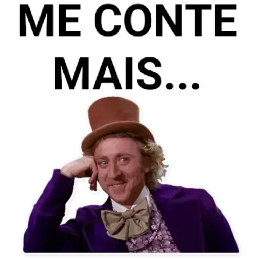Figurinha: Me conte mais, Willy Wonka