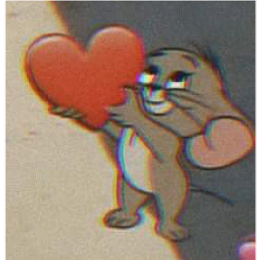 Figurinha: Jerry apaixonado