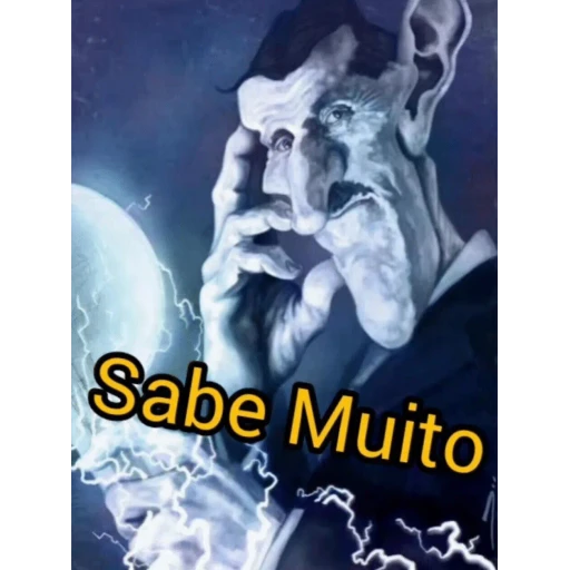 Figurinha: Nikola Tesla - Sabe Muito