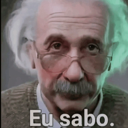 Figurinha: Einstein Eu Sabo